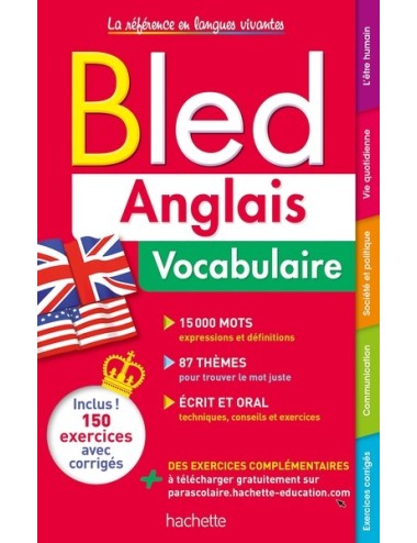 BLED ANGLAIS VOCABULAIRE